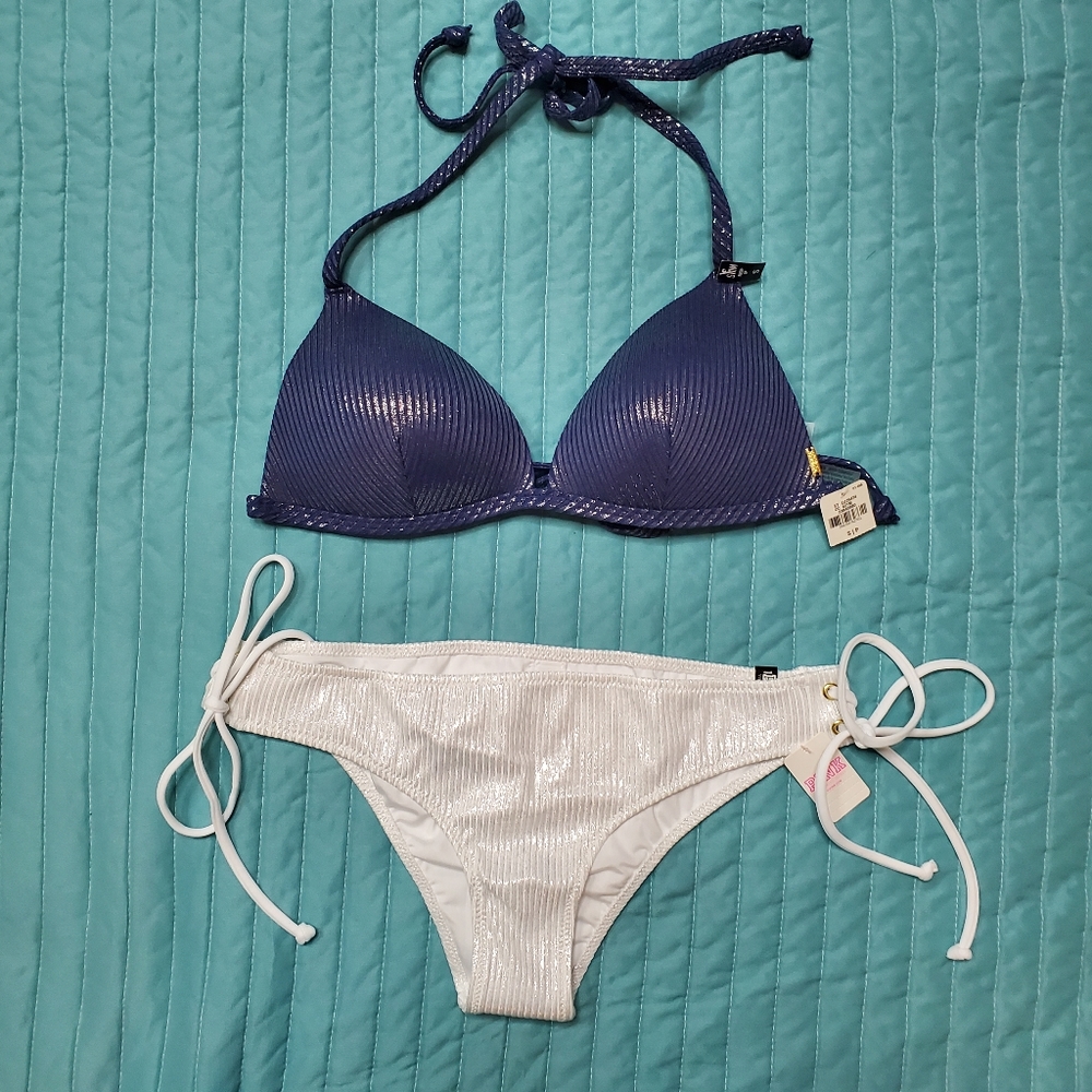 NEW | Victoria Secret PINK | Metallic Bikini - Picture 3 of 7